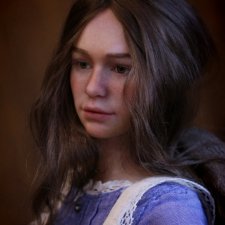 Голова от Solo_bjd молд Эмилия (SD)с глазами Darkgraysea