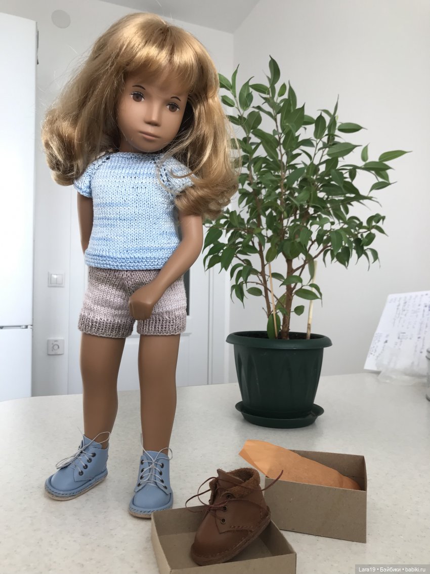 Обуваем, одеваем Сашу от Sasha dolls (фото 4)