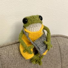 КВАроли лета 👑🐸 (вязаные лягушки)