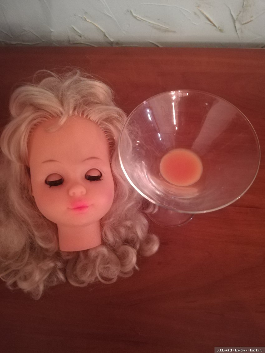 Как убрать белые пятна с куклы после неудачного отбеливания. Тонирование куклы (фото 5)