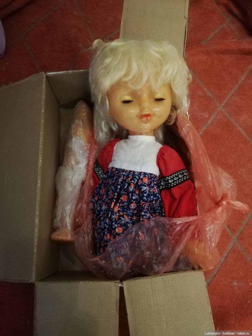 Прошлое и настоящее куклы Сони фабрики "Победа"