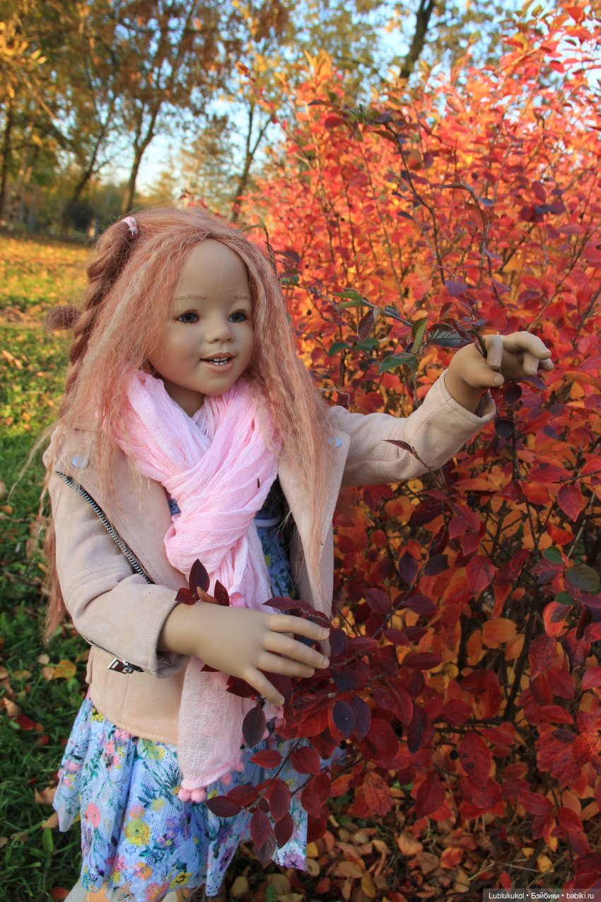 Сейника и осень — Куклы Annette Himstedt (Аннетт Химстедт): коллекционные (фото 3)