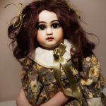 Реплика антикварной куклы. Куколка из антикварных частей в подарок