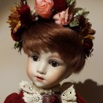 Винтажная реплика антикварной французской куклы 1978 года