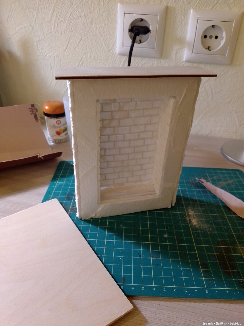 И ещё один камин — Мебель для кукол и домиков: фото (фото 8)