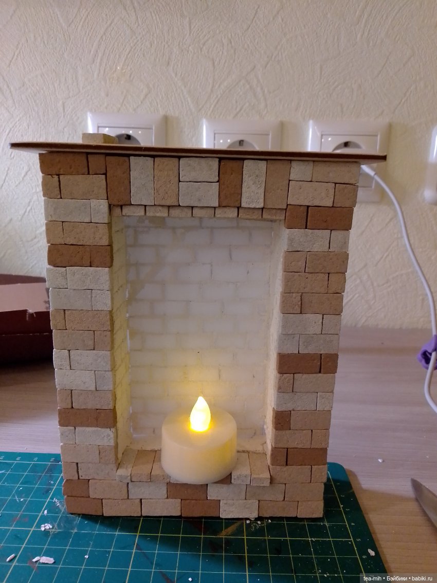 И ещё один камин — Мебель для кукол и домиков: фото (фото 10)