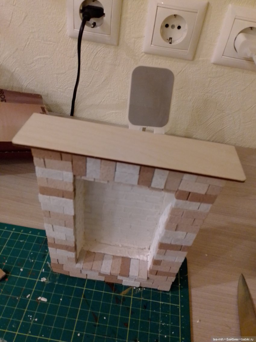 И ещё один камин — Мебель для кукол и домиков: фото