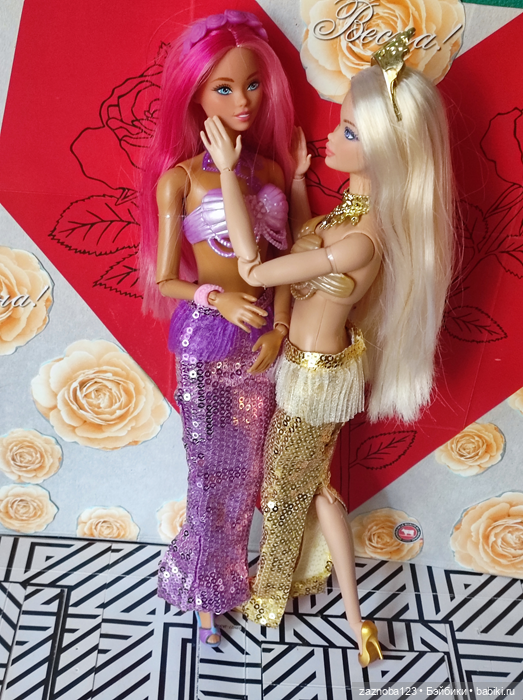 Мои Barbie с молдом Odile