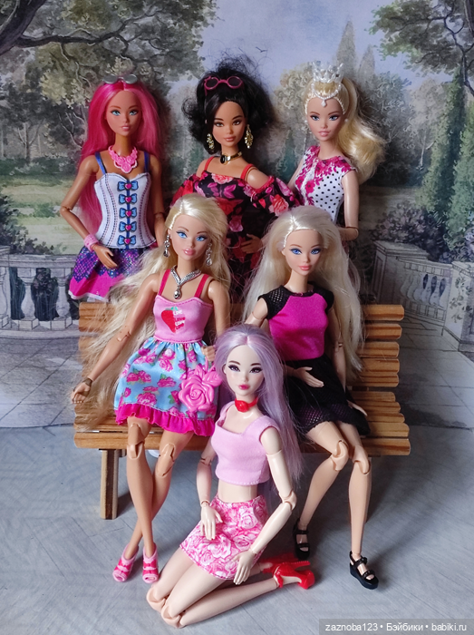 Мои Barbie с молдом Odile