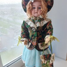 Одежда для антикварной куклы, часть 2