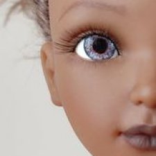 Ох уж эти глазки! ООАК мулаточки от Видал Рохас