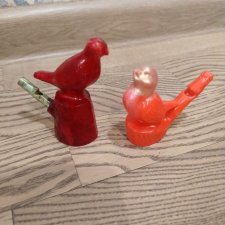 Свистульки птички целлулоид