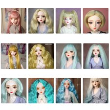 Парики для шарнирной куклы, бжд, bjd, паола рейна. Разные. 8-9 дюймов (8-9 inch). Парики для шарнирной куклы, бжд, bjd, паола рейна. Разные. 8-9 дюймов (8-9 inch).