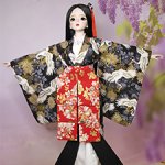 Японское кимоно на куклу BJD 65 см
