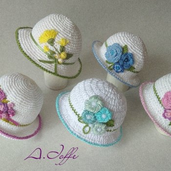 Здравствуйте!  Шляпки для кукол Паола Рейна.