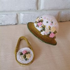 Шляпка для кукол Паола Рейна 32см.