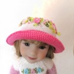 Шляпка для кукол Руби Ред 37см