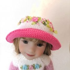 Шляпка для кукол Руби Ред 37см
