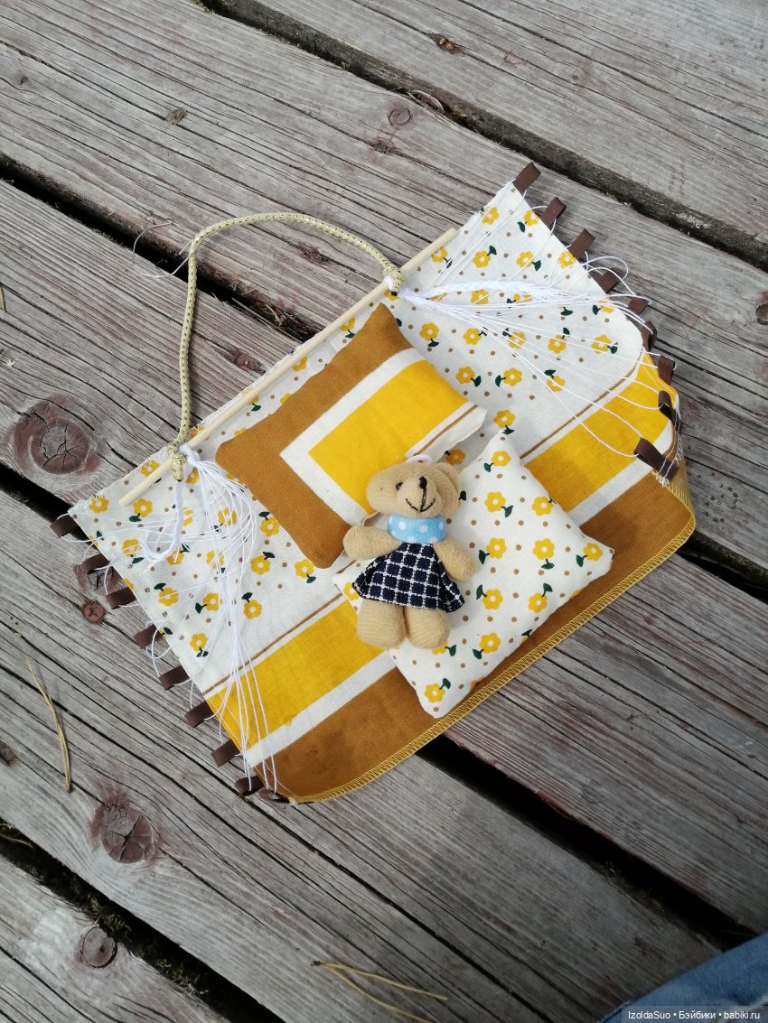 А вот и дачные качели — Мебель для кукол и домиков: фото