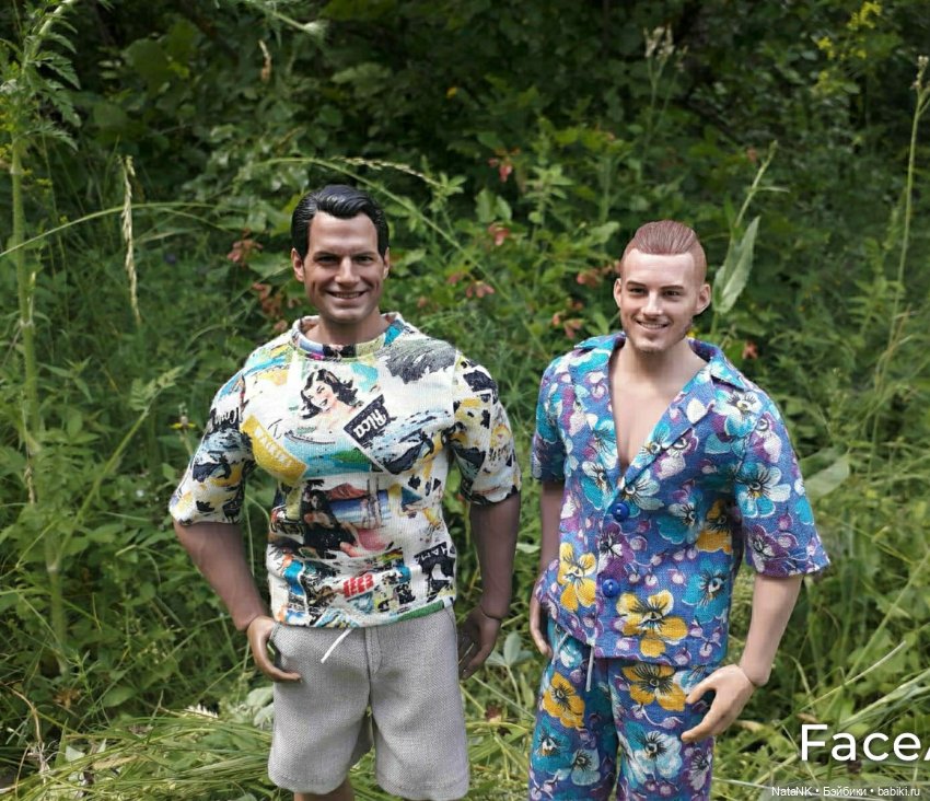 Мужской костюм в гавайском стиле