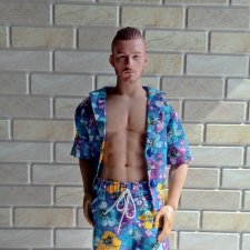 Мужской костюм в гавайском стиле