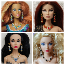 Ювелирная бижутерия для Барби, Fashion Royalty, Poppy Parker, Mizi, Xian