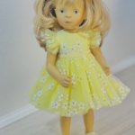 Солнечное платьице для куколок Минуш Minouche Petitcollin