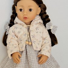 Прогулочный комплект для малышек little kidz 36 см