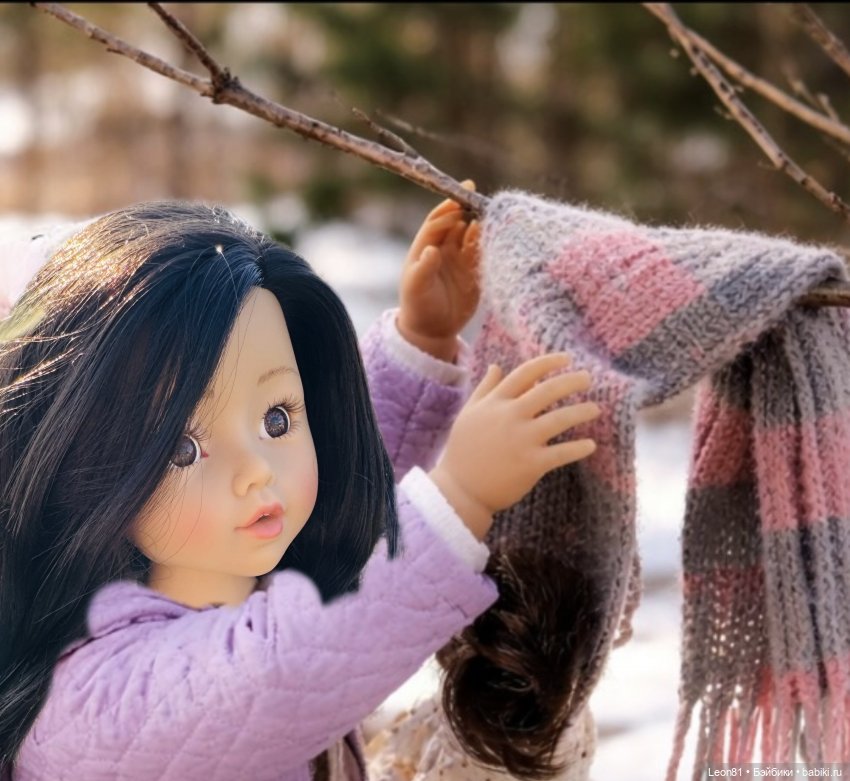 Весенний день Марианны и Машеньки