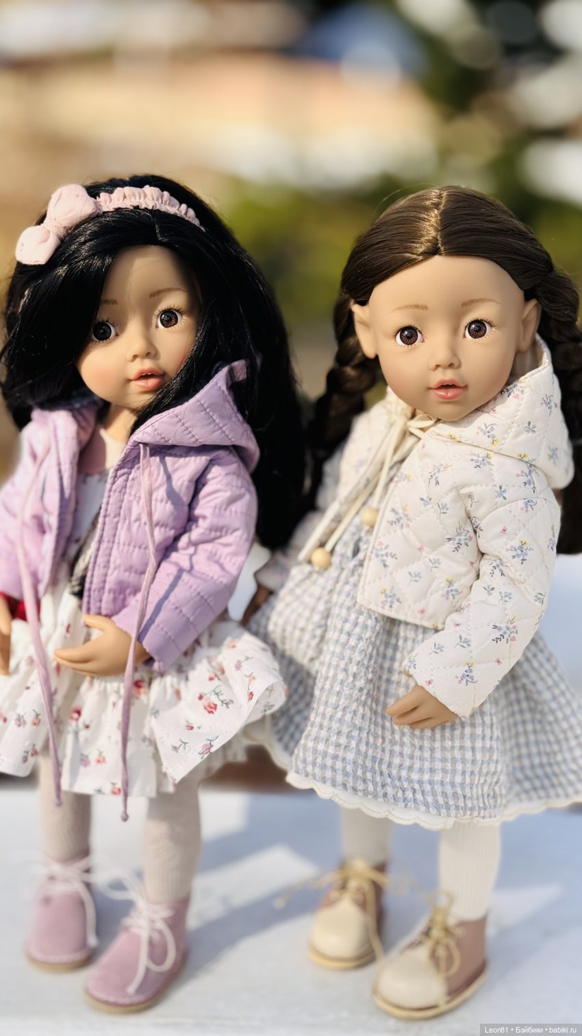 Весенний день Марианны и Машеньки