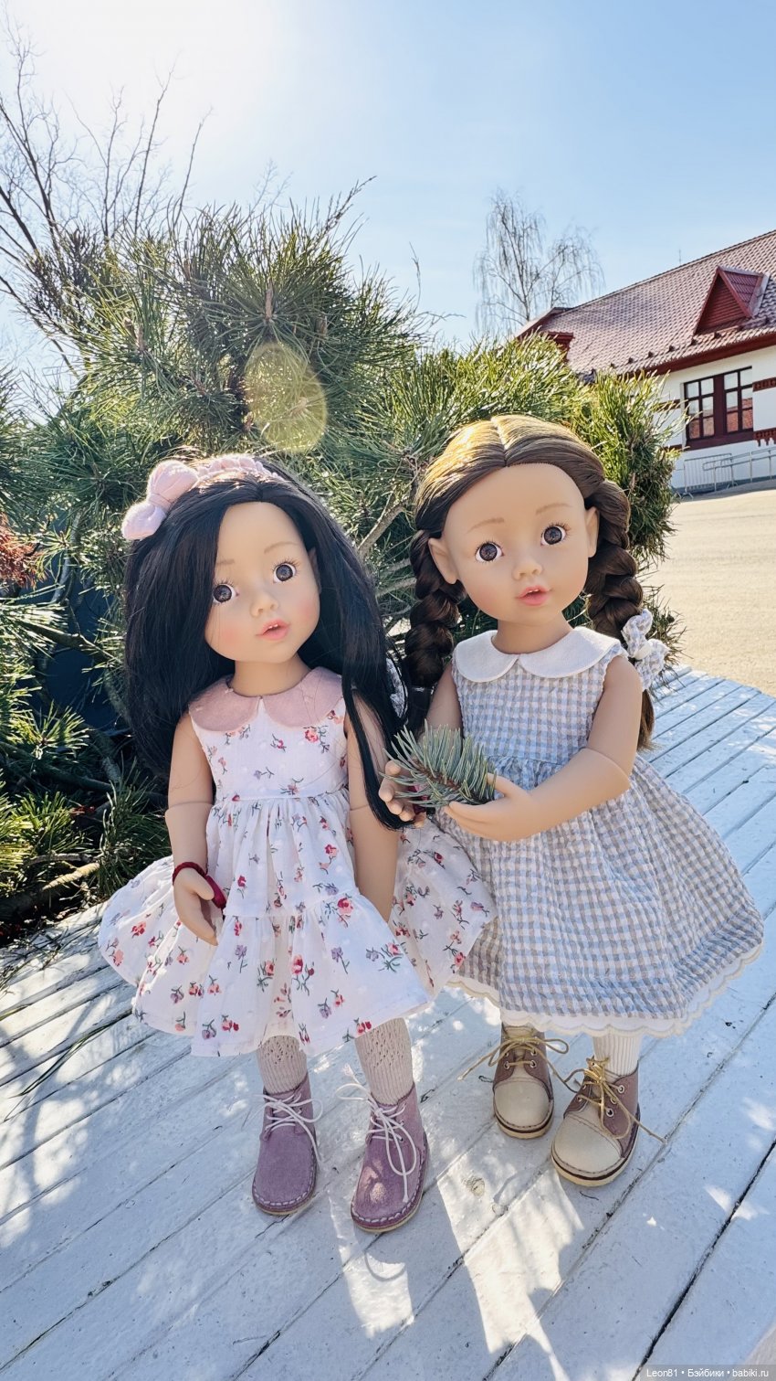 Весенний день Марианны и Машеньки