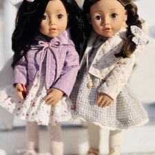 Прогулочные комплекты для малышек little kidz 36 см