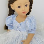Праздничное платьице для куколок Little kidz 36 см