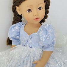 Праздничное платьице для куколок Little kidz 36 см