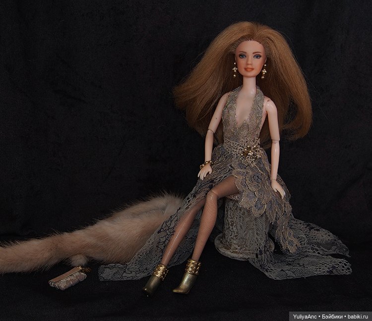 Пуфик для леди — Кукольная мебель своими руками: МК