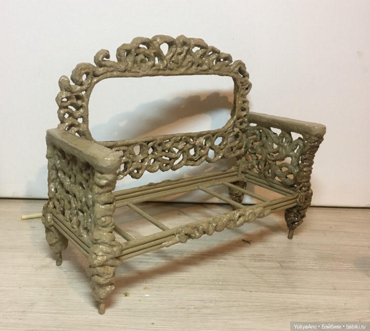 Диванная история — Мебель для кукол и домиков: фото (фото 8)