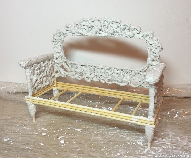 Диванная история — Мебель для кукол и домиков: фото (фото 6)