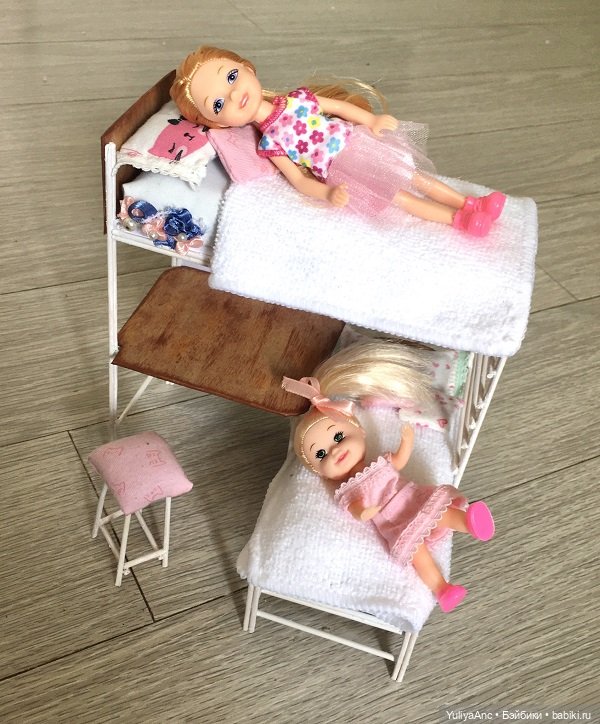 Делаем двухъярусную кроватку малышкам. Миссис Бэйбики 2020