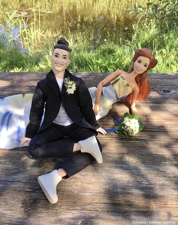 свадебное платье для барби