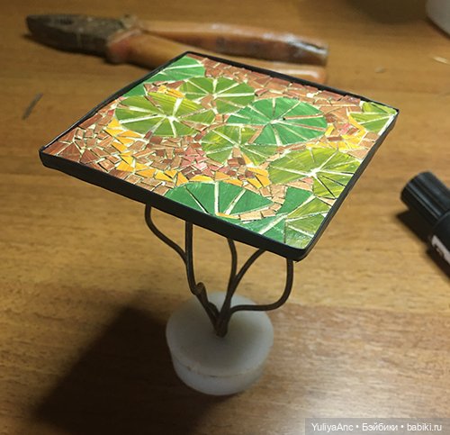 Мозаичный столик для патио. Миссис Бэйбики 2020 (фото 7)
