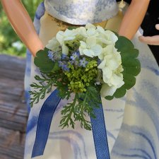 Букет невесты из живых цветов. Миссис Бэйбики 2020