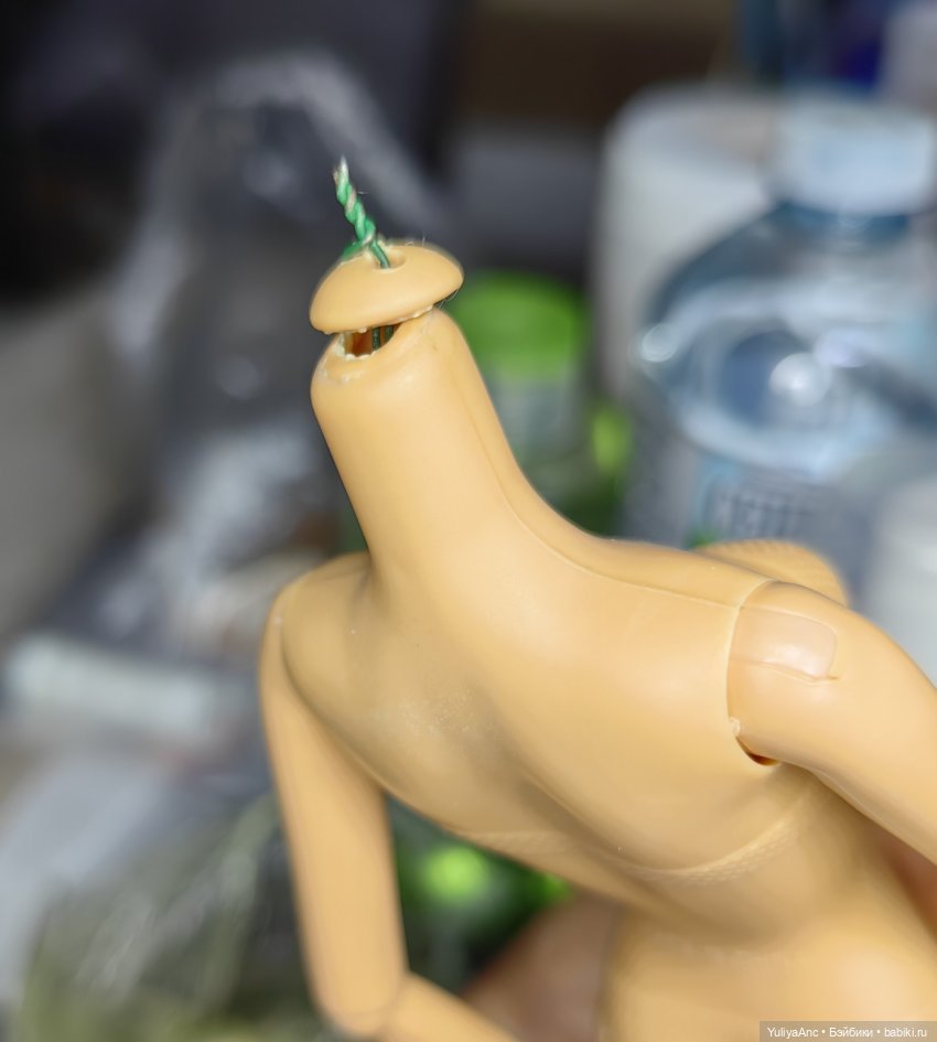 Что делать, если виниловая голова оплавляет пластик шеи (фото 5)