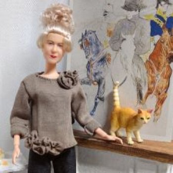 Лизавета Георгиевна и ее кошечки