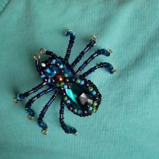 Брошь Паук
