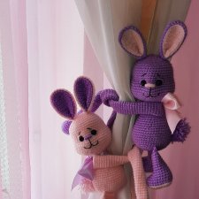 Зайки-держатели штор