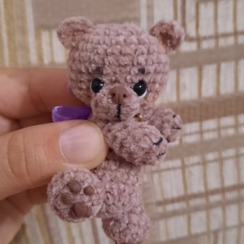 Мишка из микровелюра