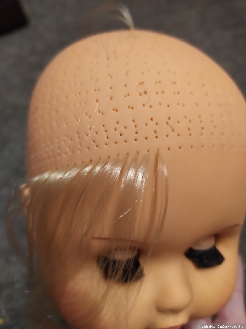 Первая перепрошивка | Бэйбики Первая перепрошивка — Перепрошивка волос и восстановление париков: МК (фото 3)