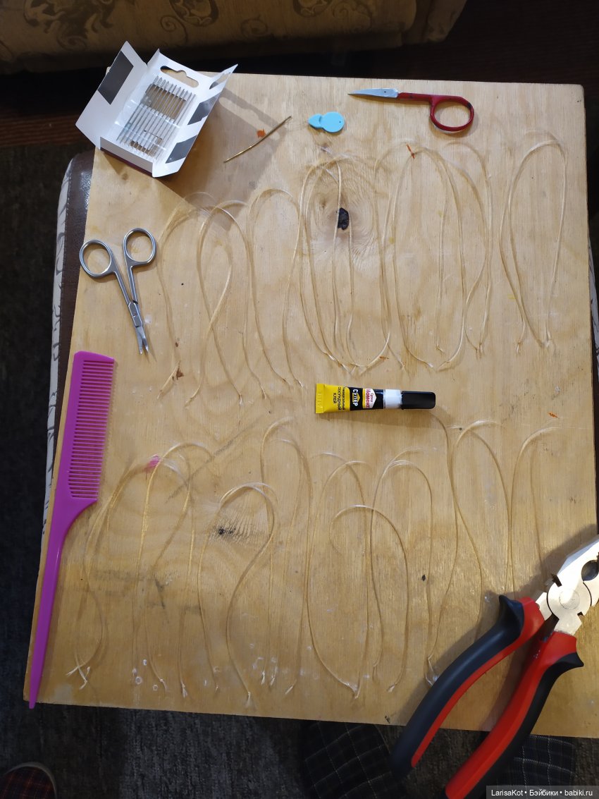 Первая перепрошивка | Бэйбики Первая перепрошивка — Перепрошивка волос и восстановление париков: МК