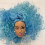 2# Голова Барби Экстра пышка с веснушками, Barbie Extra