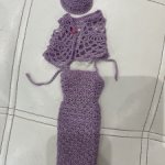 Одежда для Барби , вязанная